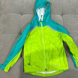 LL bean jacket - size S4- bright green.